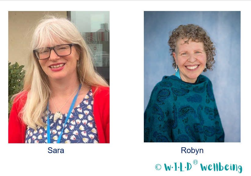 Sara Rhys Jones and Robyn Harris - co-creators of the Grief & Loss workshop