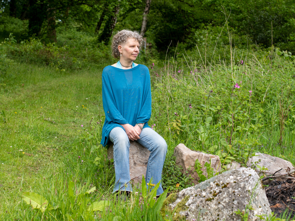 Robyn Harris enjoying a quiet moment at W·I·L·D® Wellbeing
