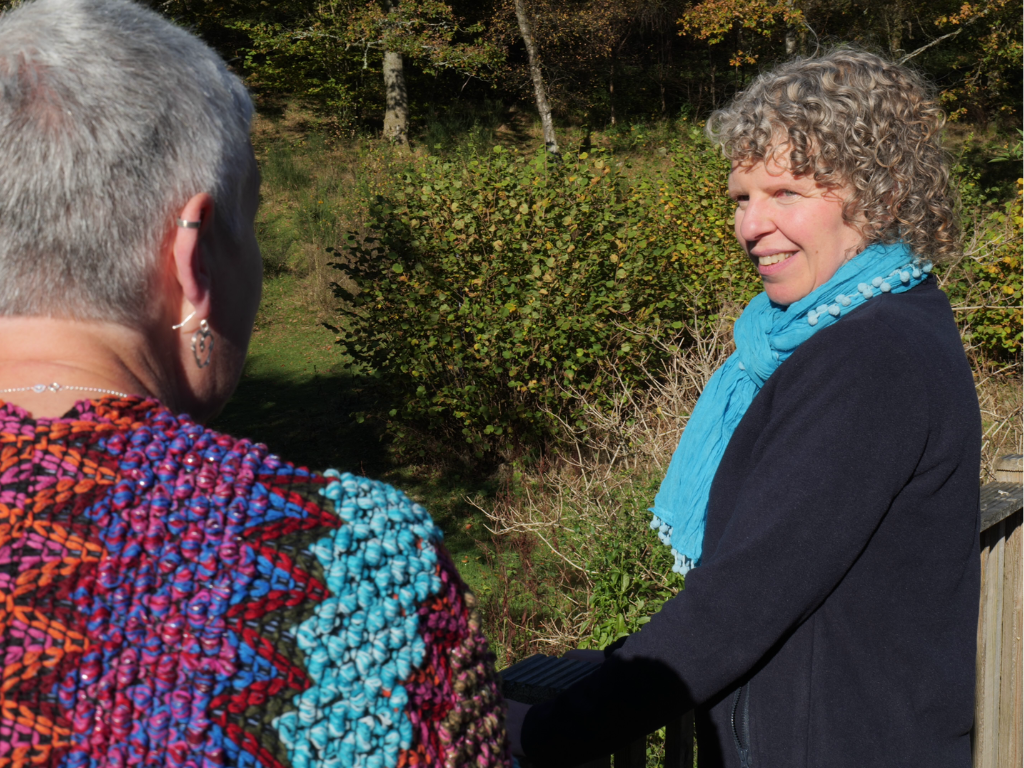 Robyn Harris during an outdoor session at W·I·L·D® Wellbeing