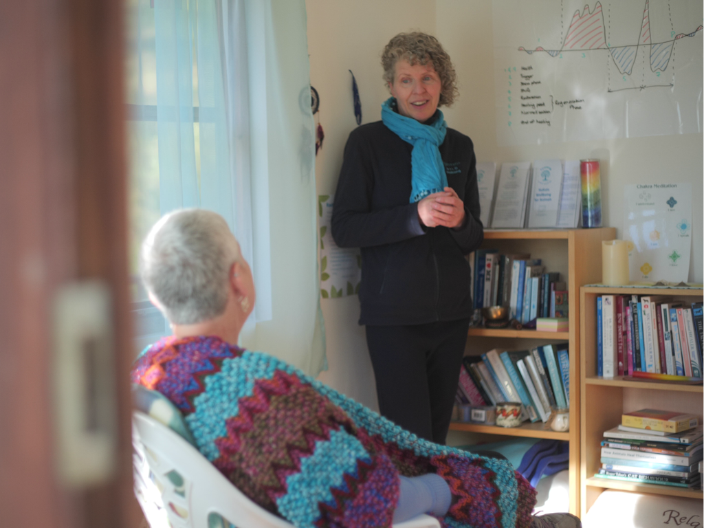 Robyn Harris during a session at W·I·L·D® Wellbeing