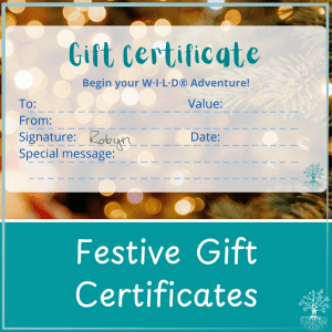 Festive W·I·L·D® Wellbeing Gift Certificate