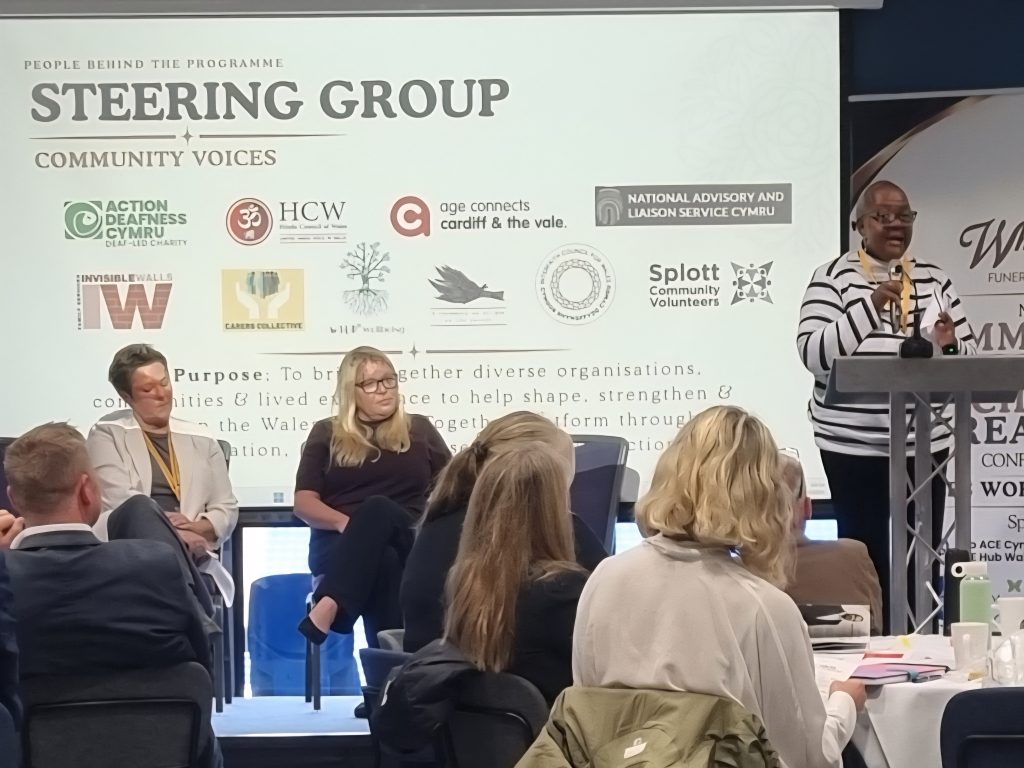 Kaddy Thomas, The Carers Collective, speaking on behalf of the steering group